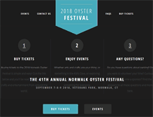 Tablet Screenshot of norwalkoysterfestival.com